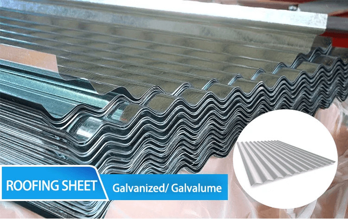 o calibre ondulado do telhado do metal da espessura de 0.18mm galvanizou a chapa de aço em Zimbabwee 0