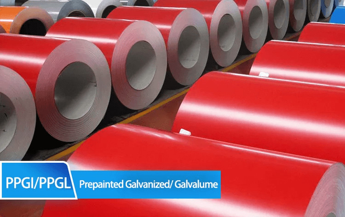 Bobina de aço galvanizada pre pintada propriedade de resistência 0 da corrosão de 600 - de 1250MM