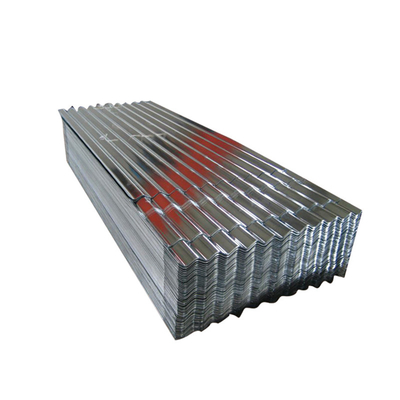 ASTM 0.27mm galvanizados zincam a folha DX51D do telhado galvanizaram os painéis ondulados do metal