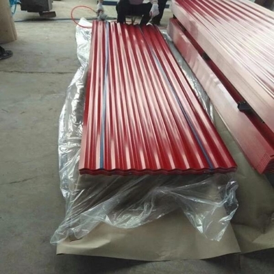 SPCC pintou pre a folha ondulada Z30-Z140 do soldado galvanizou a cor revestida