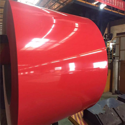 Ppgi vermelho Prepainted a cor de aço galvanizada da bobina 30-275g/M2 revestiu o rolo de aço