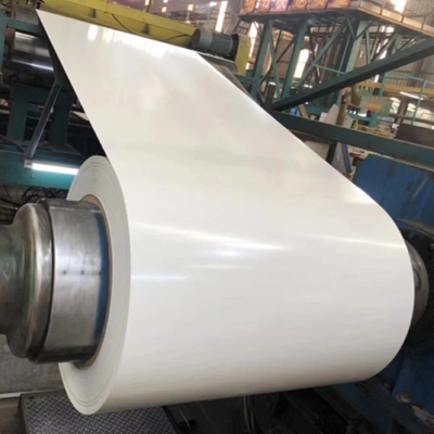 Bobina galvanizada pre pintada branca das bobinas RAL 8017 AZ121-Z150 PPGI de 0.4mm