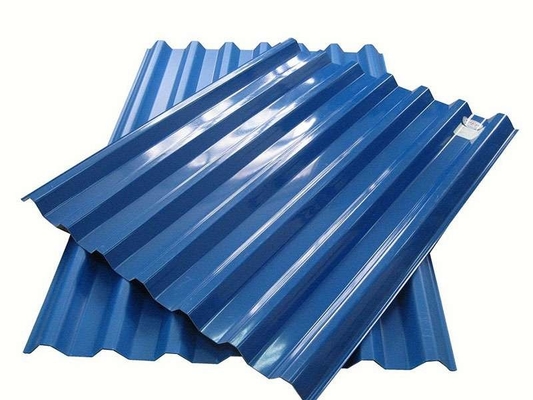 folha telhando de aço revestida Prepainted 0.125-2.5mm da cor da folha do telhado 35 mícrons