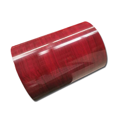 PPGI Ral 9030 Prepainted a bobina de aço AZ30 Matt Embossed Prepainted Galvalume Coil