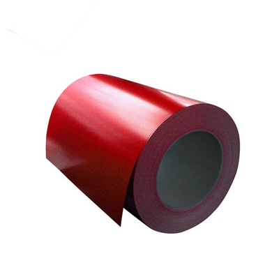 Da cor de aço da bobina 30-275g/M2 de AISI bobina de aço revestida galvanizada pre pintada vermelha