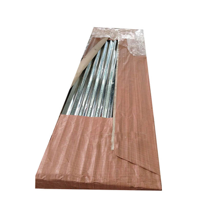 AZ150 galvanizou folha ondulada do telhado do Galvalume Z30 da folha 0.15mm