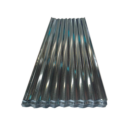 SGCC corrugou o telhado 762-1250mm que do ferro galvanizado 4x8 galvanizou chapa de aço ondulada