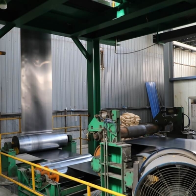 chapa de aço galvanizada mergulhada quente galvanizada JIS do rolo EN10147 de 508mm nas bobinas