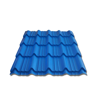 A cor azul de 0.6m revestiu telhar folhas revestidas da cor da folha DX52D Ppgi