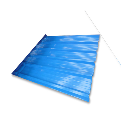 A cor azul de 0.6m revestiu telhar folhas revestidas da cor da folha DX52D Ppgi