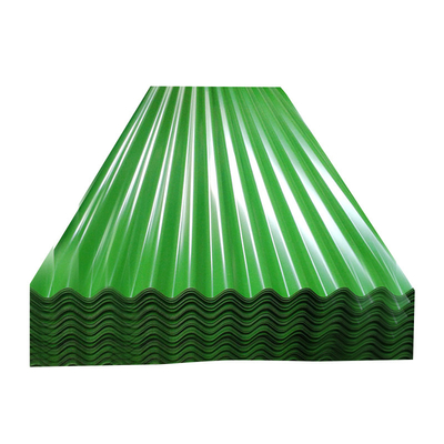 SPGC Prepainted chapas de aço que onduladas 3-8 toneladas colorem revestido galvanizado