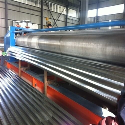 HRB65 galvanizou telhar a folha 0.8mm que 16 Ft corrugaram o painel de aço do telhado