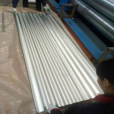 ISO14001 corrugou galvanizado chapa de aço a folha telhando de aço de 508mm PPGI