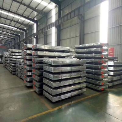 Q195 galvanizou a chapa metálica que telha 1250mm galvanizou os painéis ondulados