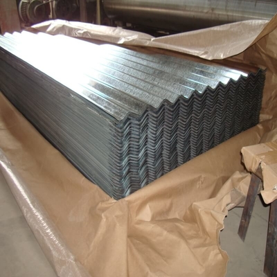 0.125-2.5mm galvanizou a folha Z275-Z600 do telhado corrugou os painéis galvanizados do telhado
