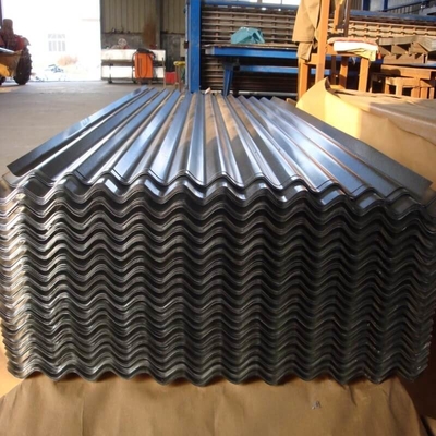 3-25 os mícrons galvanizaram o painel ondulado 610mm do ferro da chapa metálica 4x8
