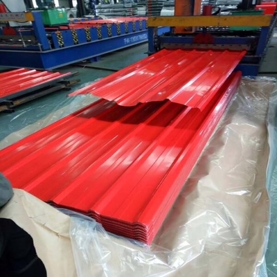 0.125-2.5mm GL corrugou-se galvanizado telhando folhas