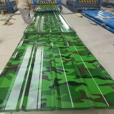 SPGC Prepainted chapas de aço que onduladas 3-8 toneladas colorem revestido galvanizado