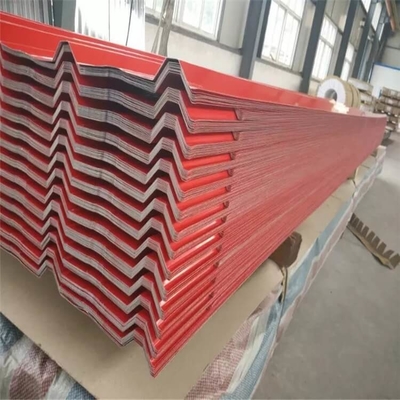 O Iso 18001 Prepainted telhar a cor da folha 7-30um revestiu o rolamento alto do metal