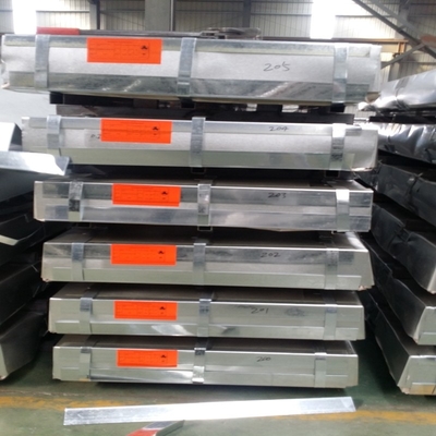 AZ150 galvanizou telhar a folha 0.15mm galvanizou telhado ondulado do metal