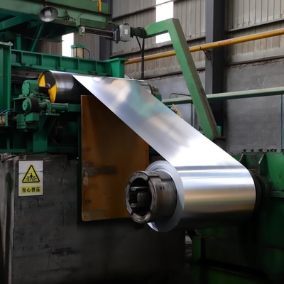 DX51D galvanizou o rolo de aço Z275 ISO9001 30-200g galvanizado bobina conservado em estoque