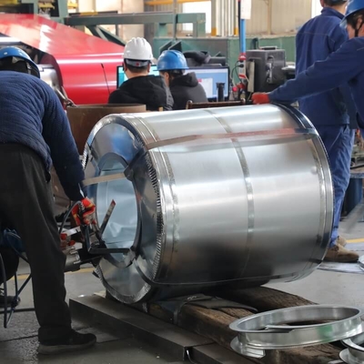 ISO9001 bobina galvanizada de aço Z30 - bobina 150g/M2 de aço mergulhada quente