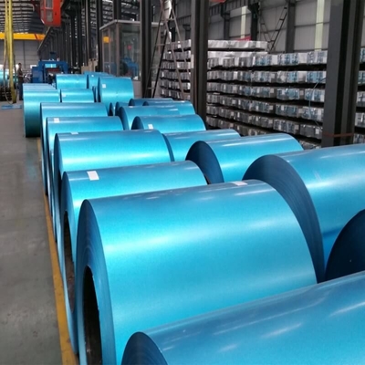 A bobina de aço DX51D SGCC do SOLDADO azul da cor galvanizou JISG3003 laminado