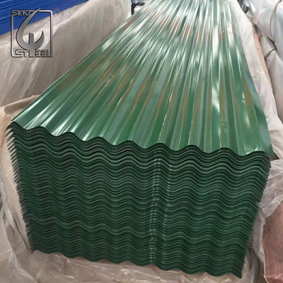SGCC Prepainted telhar a folha DX51D corrugou o aço que telha 3-8 toneladas