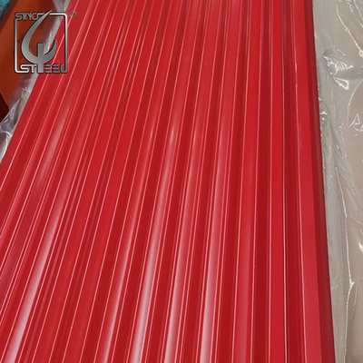 DX51D Prepainted telhar a folha corrugada zinca a folha 30g do telhado a 275g/M2
