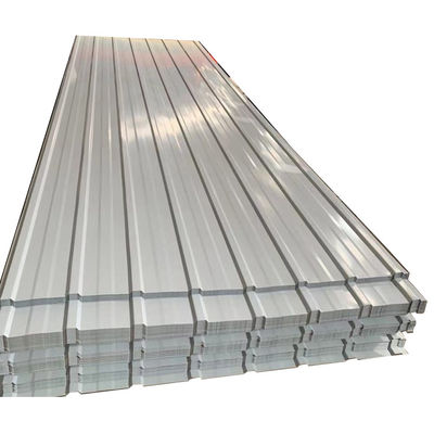 ISO9001 corrugou folhas do telhado do metal galvanizou 508mm aço ondulado de 12 calibres