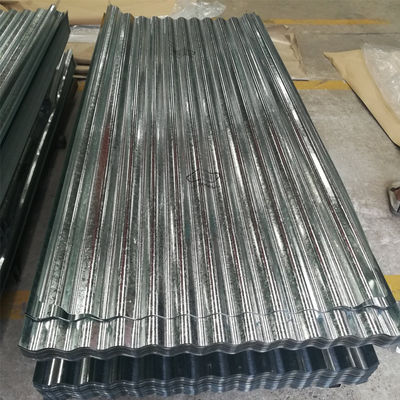 ISO9001 corrugou folhas do telhado do metal galvanizou 508mm aço ondulado de 12 calibres