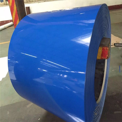 O revestimento PPGI principal PPGL Brasil Ral9003 do PE de ASTM A792 Dx51d Prepainted a bobina de aço do Galvalume com filme