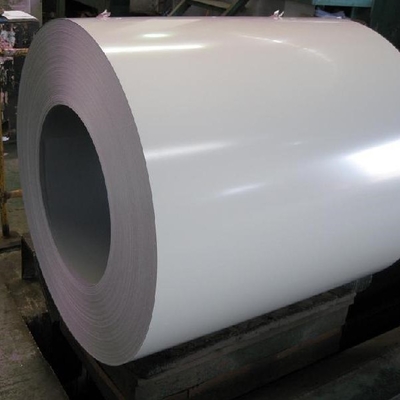 600 - a bobina ASTM CGCC Ppgi da folha revestida da cor de 1250mm Prepainted o rolo de aço