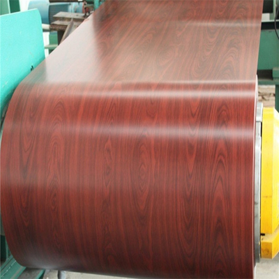 a bobina de aço Prepainted 0.11-2.5mm PPGI gravou o aço revestido cor