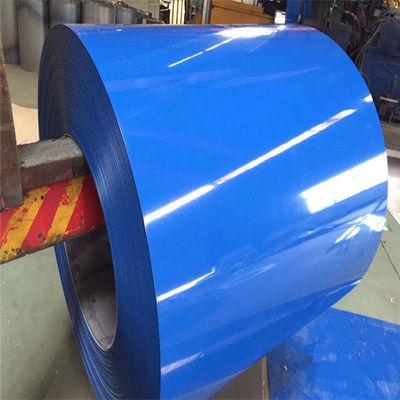 Bobina da cor 8-35um PPGI de ASTM RAL aço azul pre pintado de 600 - de 1250mm