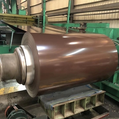 HRB95 Prepainted a bobina de aço do Galvalume folha da bobina da cor de 600 - de 1250mm PPGI