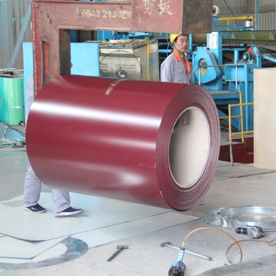 Folha de metal revestida GI DX52 Bobina pré-pintada Z200 GI Chapa de aço galvanizado