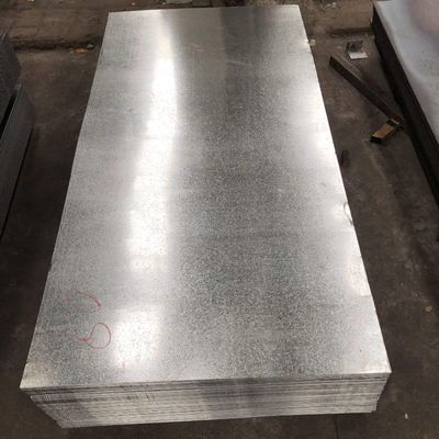 SGCC GI Z80 Folha de metal revestida Chapa de aço galvanizado simples